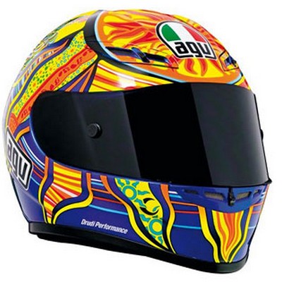 CASCO AGV GP-TECH ROSSI FIVE CONTINENTS